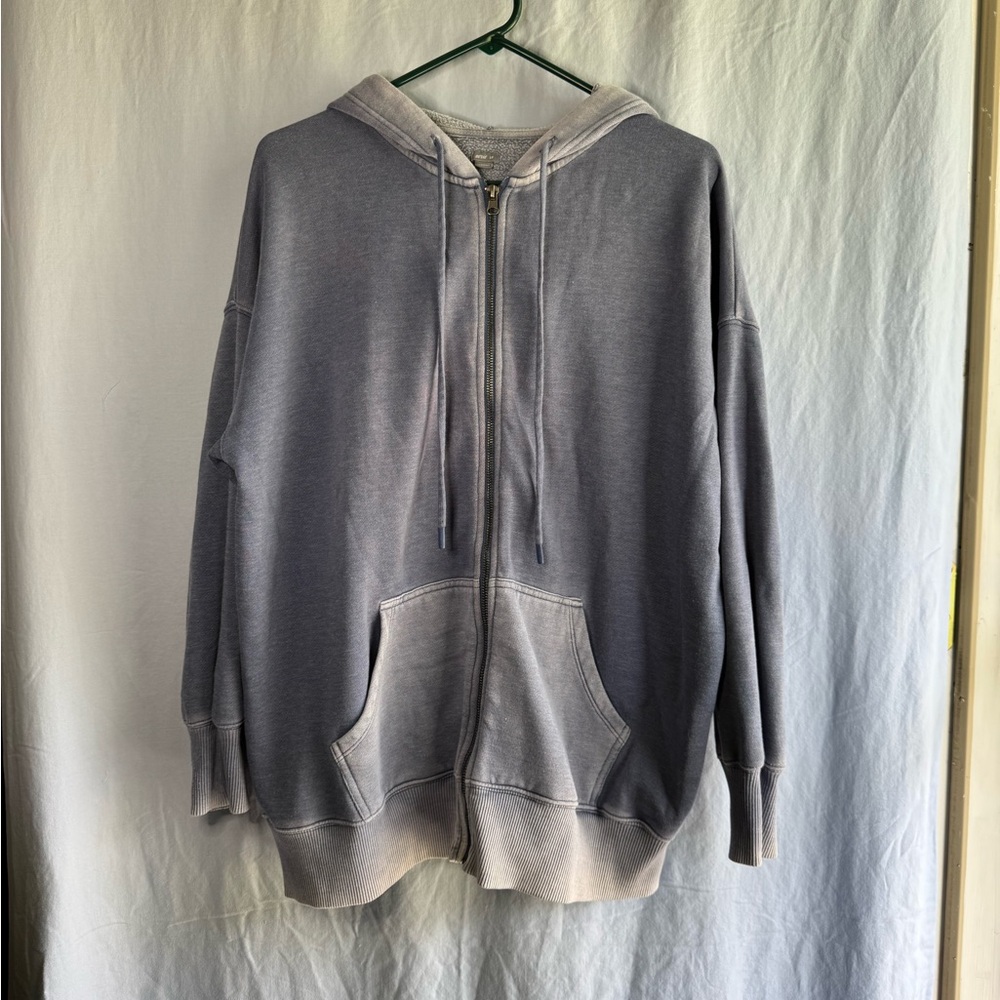 Aerie Oversized Blue Hoodie